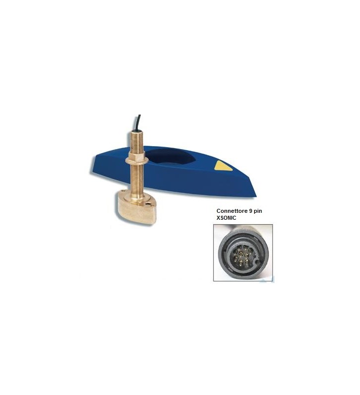 LOWRANCE TRASDUTTORE PASSANTE BRONZO B45 - 9pin