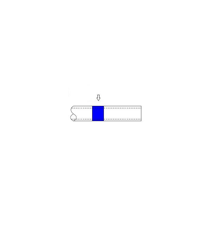 CLIP BLU HEP2O AF986 15mm. IN CF.50PZ.