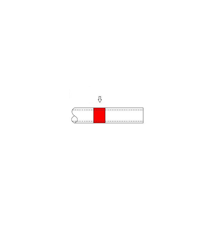 CLIP ROSSA HEP2O AF987 15mm. IN CF.50PZ.