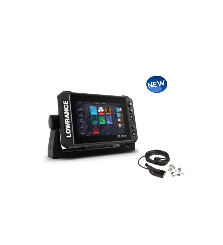 LOWRANCE ELITE 7 FS COMBO 83/200-455/800KHZ