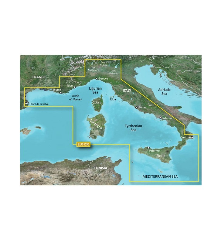 GARMIN CARTUCCIA G3 HXEU012R - Italy, West Coast - REGULAR