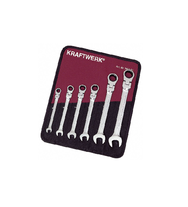 KRAFTWERK ASTUCCIO CHIAVI FLESSIBILI 8-19MM 6PZ.